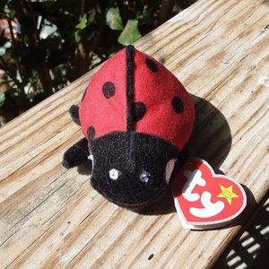 Ty Beanie Babies McDonald's 30th Anniversary Maiden Ladybug Plush
